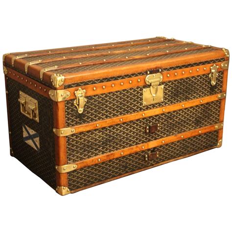 vintage goyard trunk|goyard trunk price.